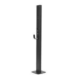Platinet univerzální stojan PEVSTAND pro Wallboxy, pozink, držák kabelu, 120cm, černá