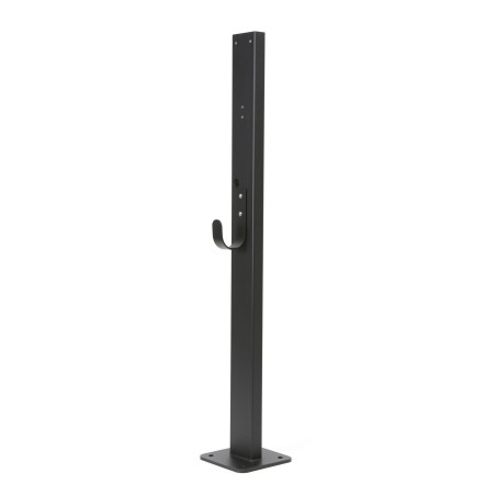 Platinet univerzální stojan PEVSTAND pro Wallboxy, pozink, držák kabelu, 120cm, černá