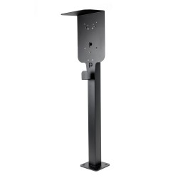 Platinet univerzální stojan se stříškou PEVSTANDUNI pro Wallboxy, pozink, držák kabelu, 130cm, černá