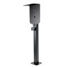 Platinet univerzální stojan se stříškou PEVSTANDUNI pro Wallboxy, pozink, držák kabelu, 130cm, černá