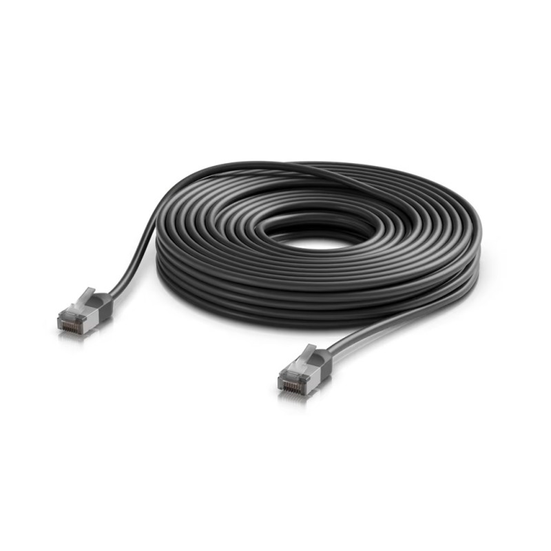 Ubiquiti UACC-Cable-Patch-Outdoor-C6A-15M-BK, UniFi Premium Patch Cable Outdoor, 15m, černá