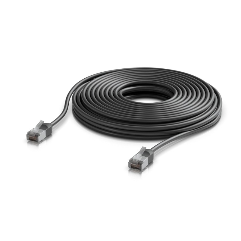 Ubiquiti UACC-Cable-Patch-Outdoor-C6A-12M-BK, UniFi Premium Patch Cable Outdoor, 12m, černá