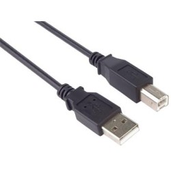 PREMIUMCORD Kabel USB 2.0 A-B propojovací 2m, barva černá