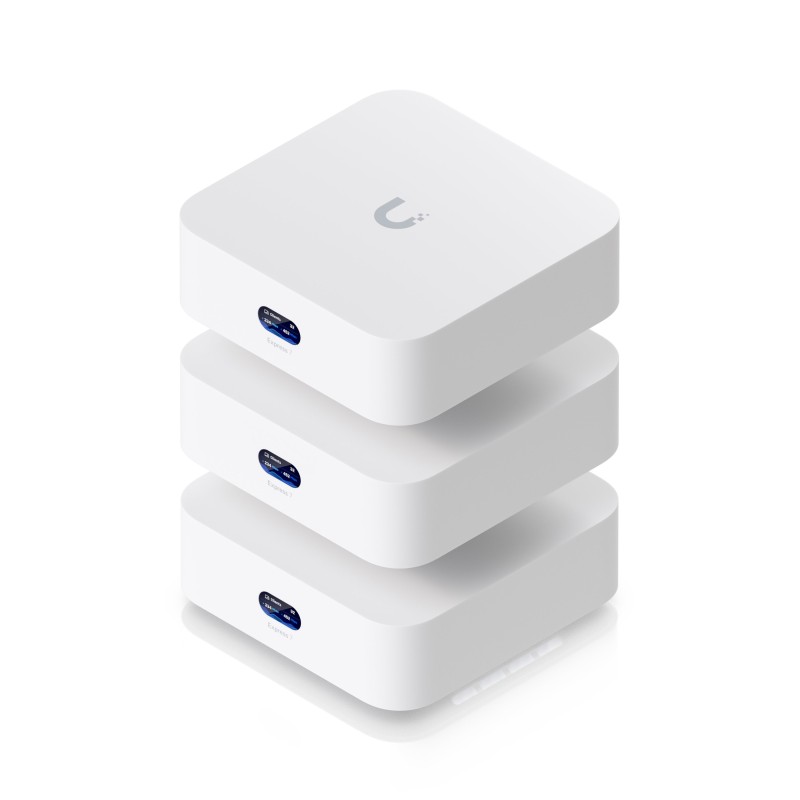 Ubiquiti UniFi Cloud Gateway, extrémně kompaktní 10G směrovač s integrovanou WiFi 7 (3 pack)