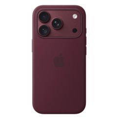 iPhone 18 Pro Silicone Case with MS - Burgundy