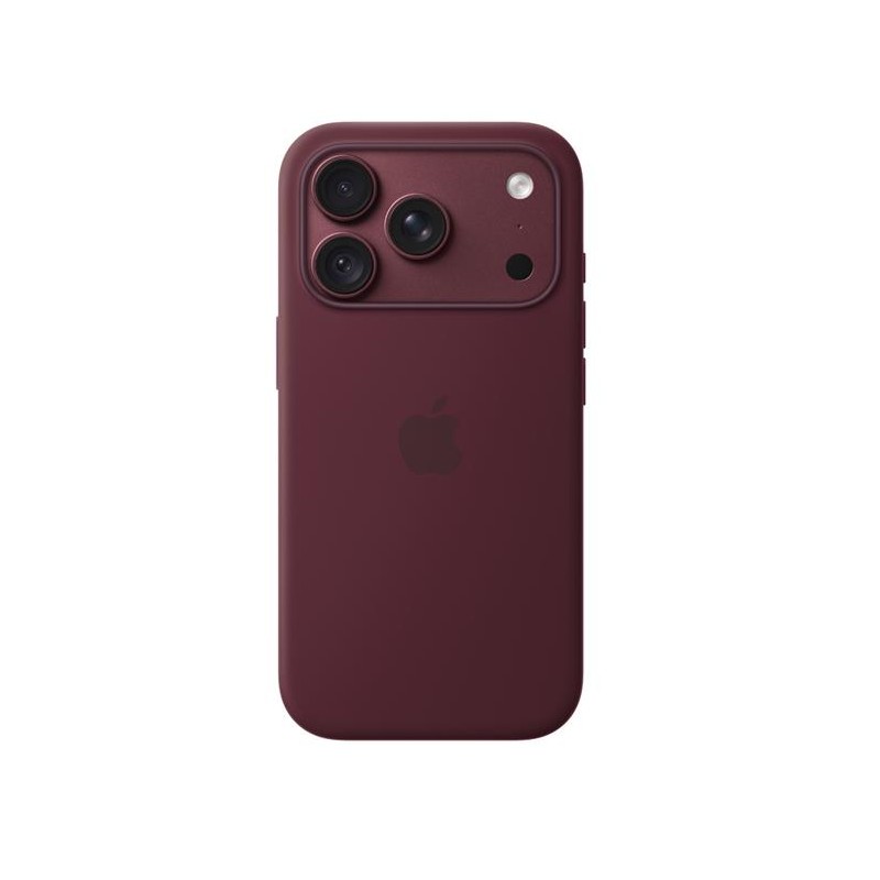 iPhone 18 Pro Silicone Case with MS - Burgundy