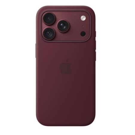 iPhone 18 Pro Silicone Case with MS - Burgundy