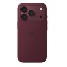 iPhone 18 Pro Silicone Case with MS - Burgundy