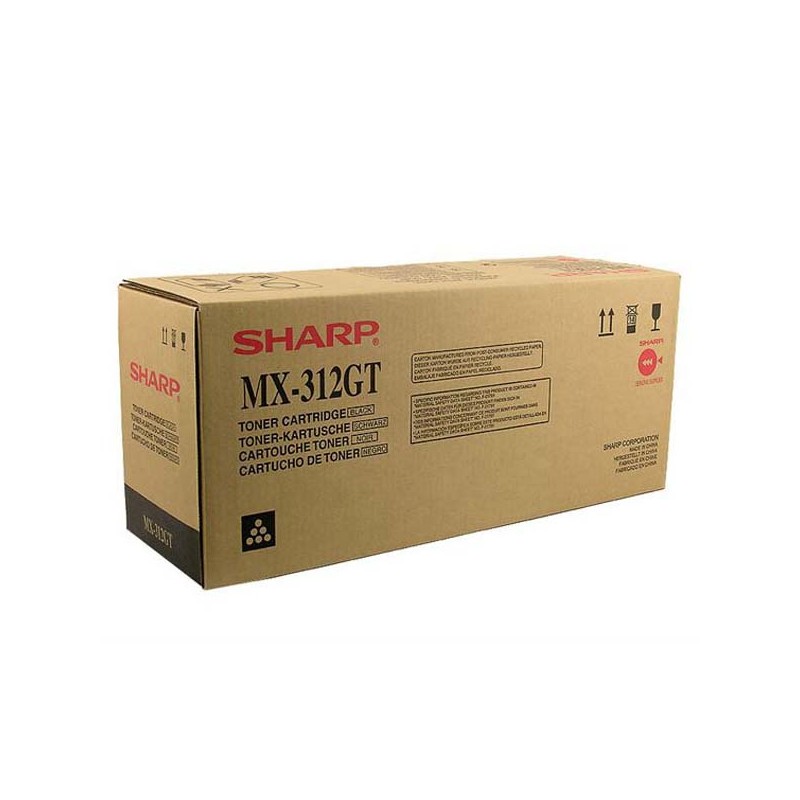 Sharp originální toner MX-312GT, black, 25000str.
