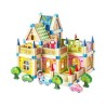 2Kids Toys Dřevěná stavebnice Zámek barevný