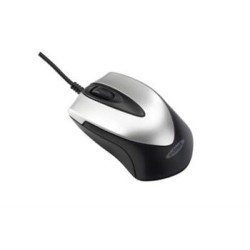 Ednet myš optická 800dpi, USB, , stříbrná/černá