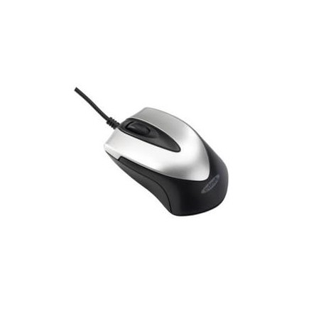 Ednet myš optická 800dpi, USB, , stříbrná/černá