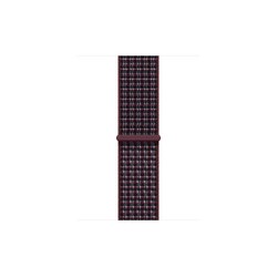Watch Acc/40/Burgundy Plaid Sport Loop