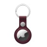 AirTag FineWoven Key Ring - Burgundy