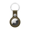 AirTag FineWoven Key Ring - Dark Olive