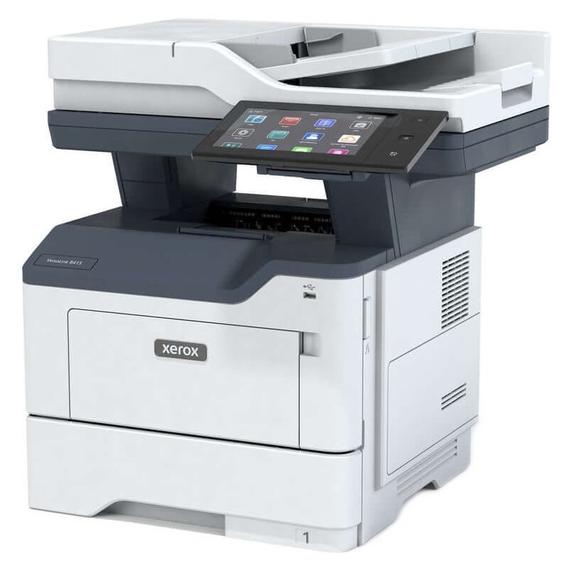 Xerox B415, černobílá laser. MF (tisk, kopírka, sken, fax) 47 str./ min. A4, DADF