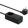 TRX USB Nabíječka AK-CH-21 AC 230V + USB-A + 2x USB-C PD 5-20V / max. 5A 65W Quick Charge 3.0 GaN
