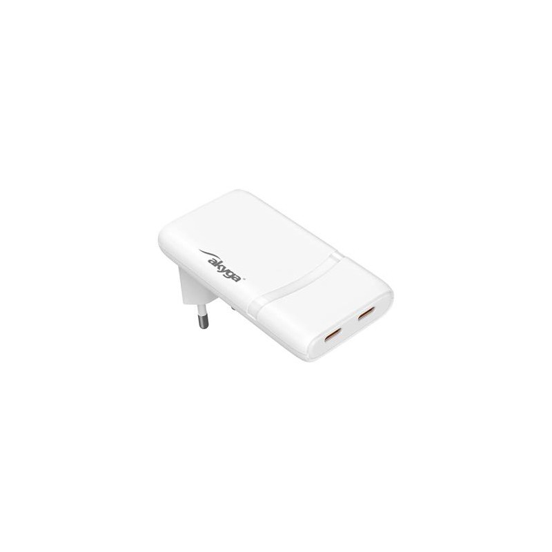 TRX USB Nabíječka USB AK-CH-32 2x USB-C PD 5-20V / max. 3.25A 65W Quick Charge 4+ GaN