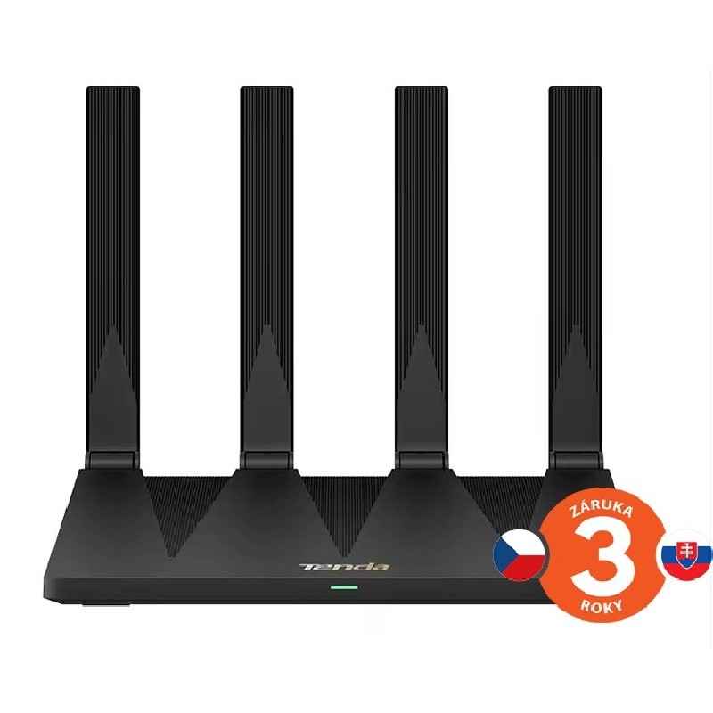 Tenda AX12 Pro AX3000 WiFi 6 Mesh Router, NFC, VPN server, 1x GWAN, 3x GLAN, IPv6, 4x 7dBi, Repeater