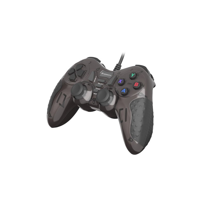 Drátový gamepad Genesis MANGAN 200, pro PC, vibrace, černý