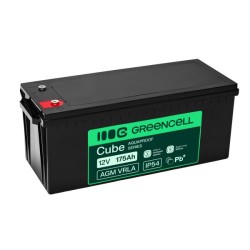 Greencell AGM VRLA 12V 175Ah maintenance-free baterie pro, (532x207x220mm)