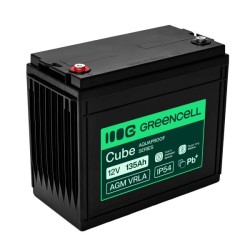 Greencell AGM VRLA 12V 135Ah maintenance-free baterie pro, (341x173x287mm)