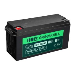 Green Cell Cube AGM VRLA IP54 12V 150Ah maintenance-free baterie pro,