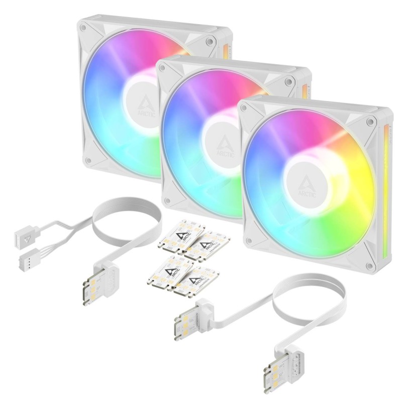 ARCTIC BioniX P14 A-RGB (White) - 3 kusy