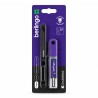 Celokovový odlamovací nůž + náhradní čepele Double Black, 9mm, 1ks, Berlingo