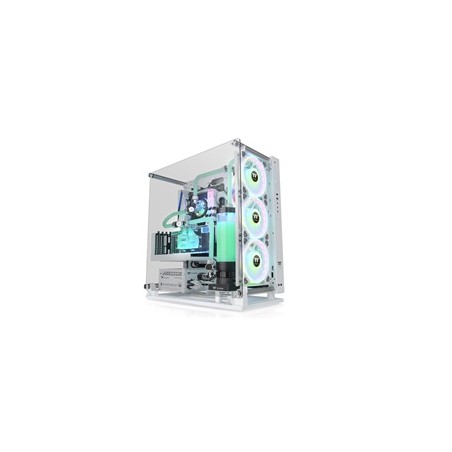 THERMALTAKE Case Core P3 TG Pro Snow, ATX, Průhledná bočnice, bílá