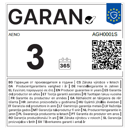 AENO GH1s Chytré Topení, infrared + konvekce, tvrzené sklo, 700W, Bílá - LEHCE POŠKOZENÝ OBAL AGH0001S