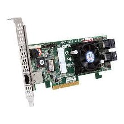 ARECA 8-port (SFF-8643) 12Gb/s SAS RAID, 2GB DDR3, PCIe x8 Card, LP