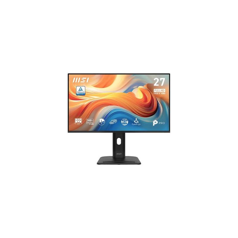 MSI PRO MP275PHG E14/ 27"/ 1920x1080/ IPS/ 4ms/ 144Hz/ 250cd/m2/ 1500:1/ HDMI/ DP/ USB/ VESA/ černý