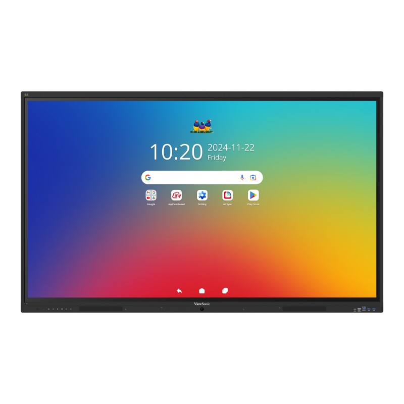 ViewSonic IFP 98" 4K Android 16 EDLA, 64 dotyk.bodů IR, 8G/128GB, HDMI,VGA,DP,USB-A/B/C,RJ45,RS232,PIR sensor,subwoofer