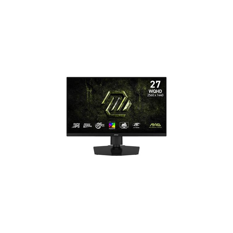 POŠKOZENÝ OBAL - MSI MAG 274QPF E20/ 27"/ 2560x1440/ IPS/ 200Hz/ 0,5ms/ 300cd/m2/ 1000:1/ HDMI/ DP/ USB-C/ PIVOT/ VESA/