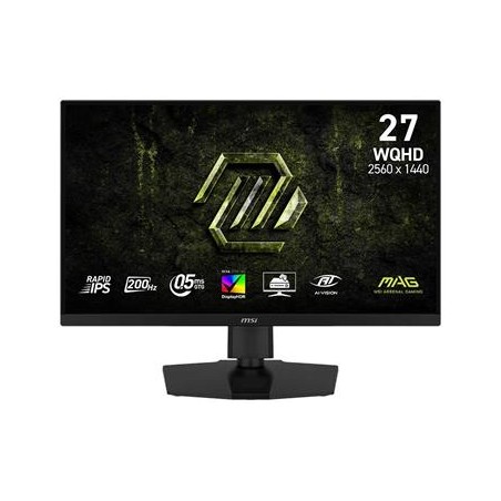 POŠKOZENÝ OBAL - MSI MAG 274QPF E20/ 27"/ 2560x1440/ IPS/ 200Hz/ 0,5ms/ 300cd/m2/ 1000:1/ HDMI/ DP/ USB-C/ PIVOT/ VESA/