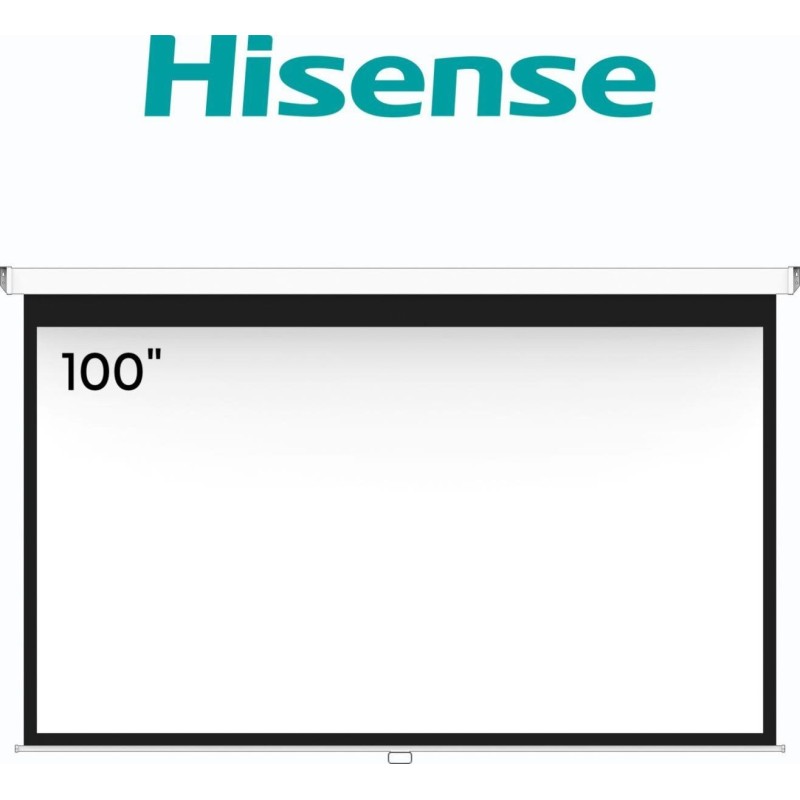 Plátno Hisense PM100H, 100", ručně stahovací