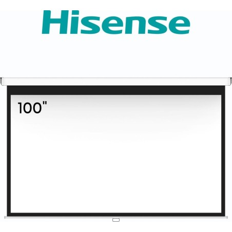 Plátno Hisense PM100H, 100", ručně stahovací