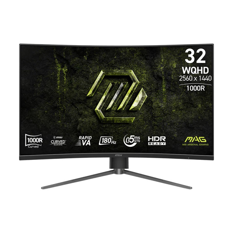 MSI MAG/325CQPF E18/31,5"/VA/QHD/180Hz/0,5ms/Černá/3R
