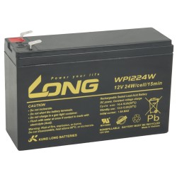 Long 12V 6Ah olověný akumulátor HighRate F2