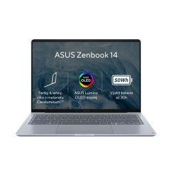 ASUS Zenbook 14/UX3480QA-OLED090W/SD-X1-26-100/14"/WUXGA/8GB/256GB/Adreno/W11H/Blue/2R