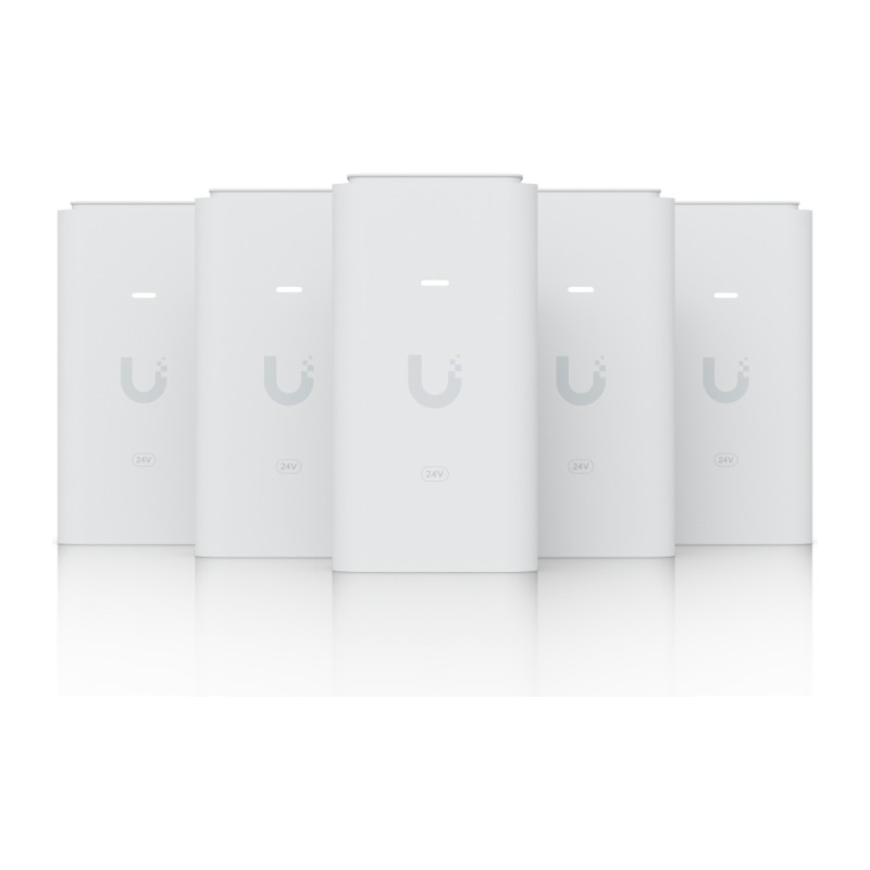 Ubiquiti UACC-Adapter-PoE-24-12W-5, PoE Adapter, 24V DC, 12W, 5-pack