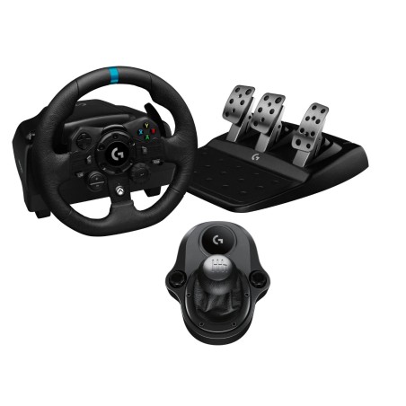 Logitech G923 Racing Bundle wheel + PLAYSEAT CHALLENGE - BLACK - PLUGCG