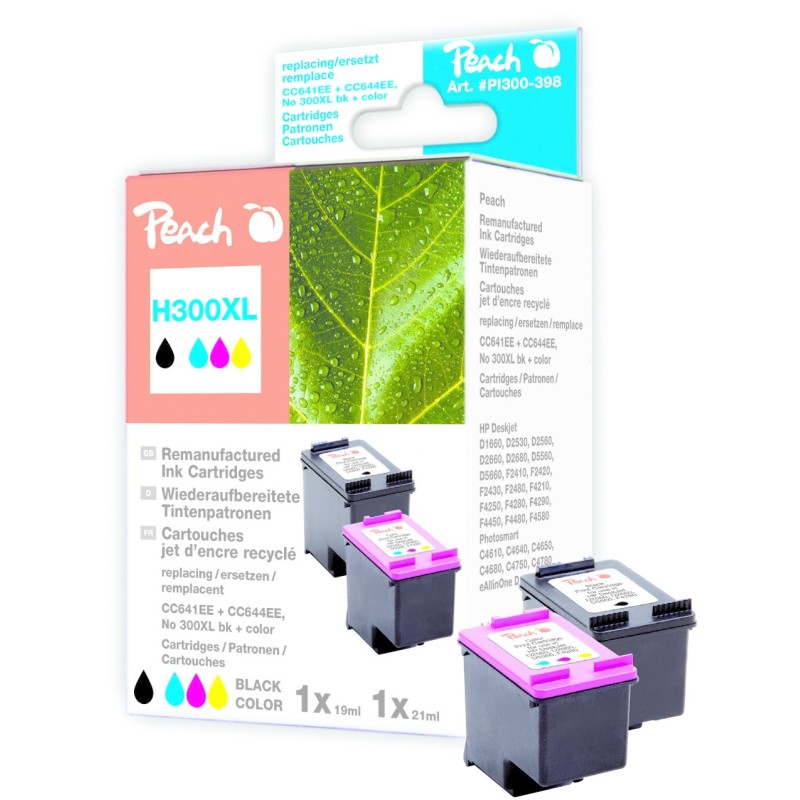 PEACH kompatibilní cartridge HP No 300XL MultiPack