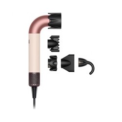Dyson Supersonic r Straight + Wavy Ceramic Pink/Rose Gold profesionální fén, 1700 W, senzor Time of Flight, 4 teploty