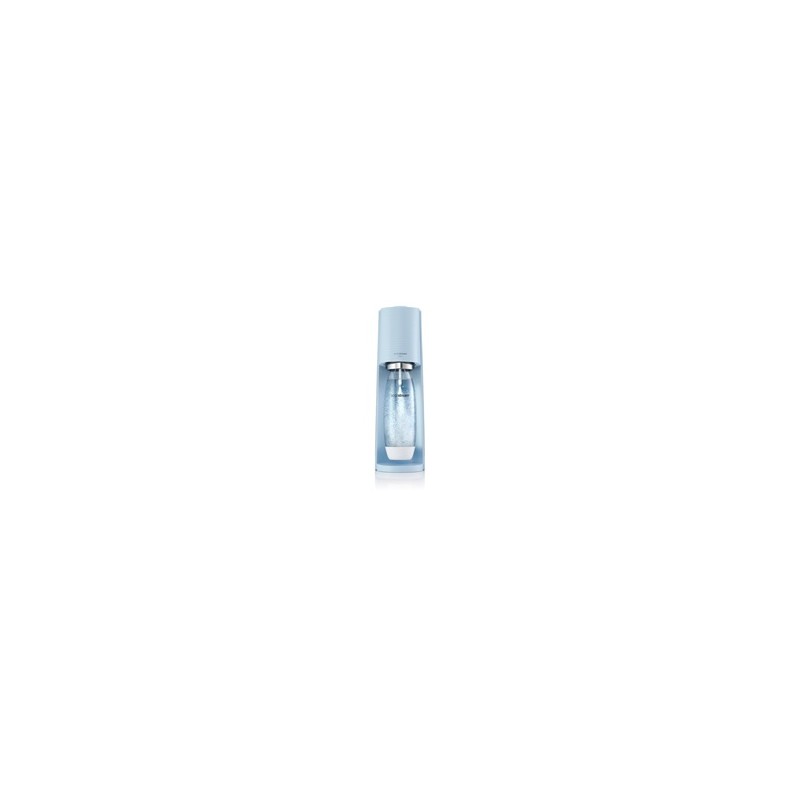 SodaStream Terra Blue výrobník sody, mechanický, 1l láhev SodaStream Fuse, bombička s CO2, modrý