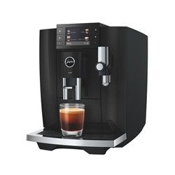 JURA E8 Piano Black automatický kávovar, 27 nápojů, Hot/Light Brew, Sweet Foam, P.A.G.2, One-Touch