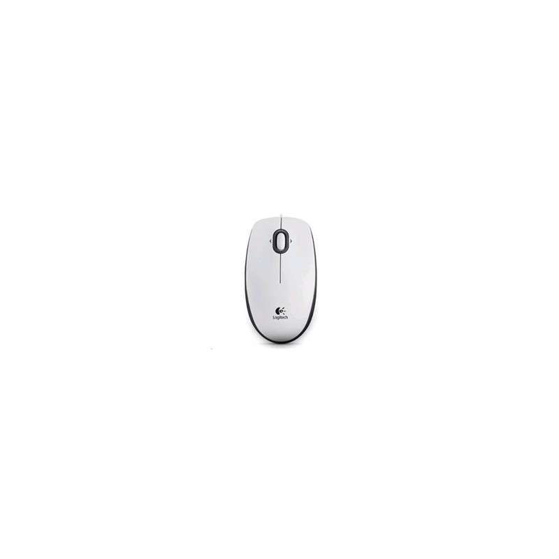 BAZAR - Logitech Mouse B100, white, poškozený obal