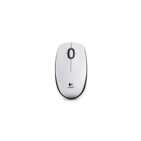 BAZAR - Logitech Mouse B100, white, poškozený obal