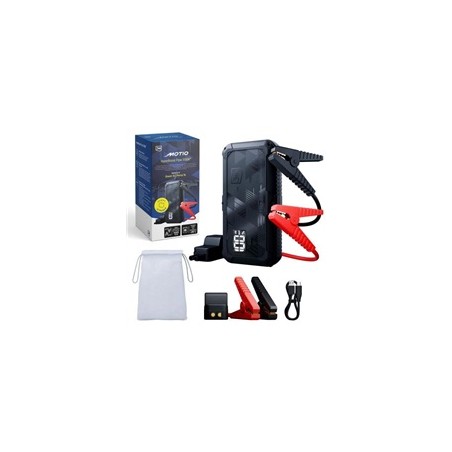 3mk Motio HyperBoost Flow startovací zdroj, 1500 A, 10 000 mAh, Smart Start kabely, LED